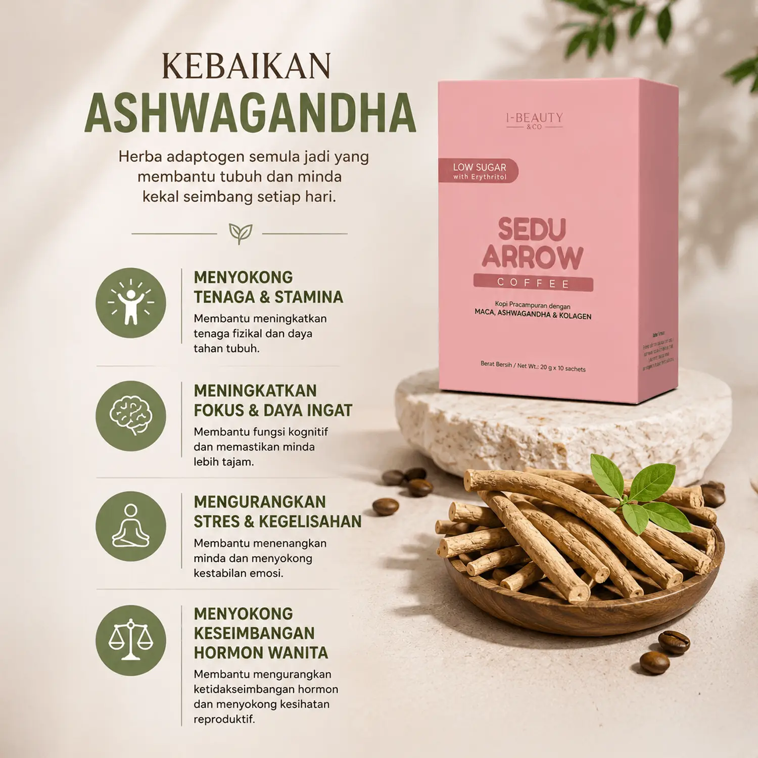 Sedu Arrow Coffee — Benefits of Ashwagandha